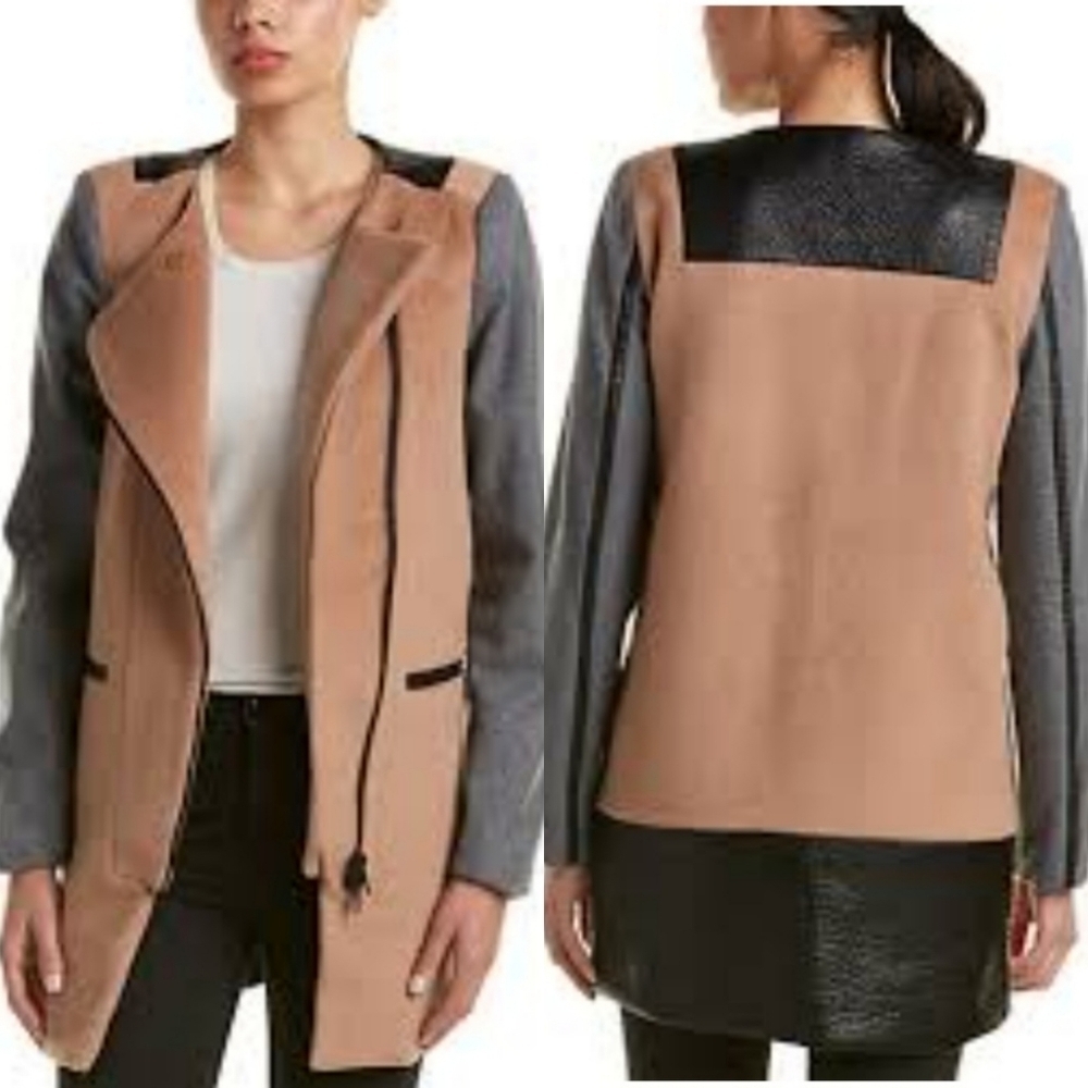 W118 by Walter Baker Erica Wool Blend Coat size small